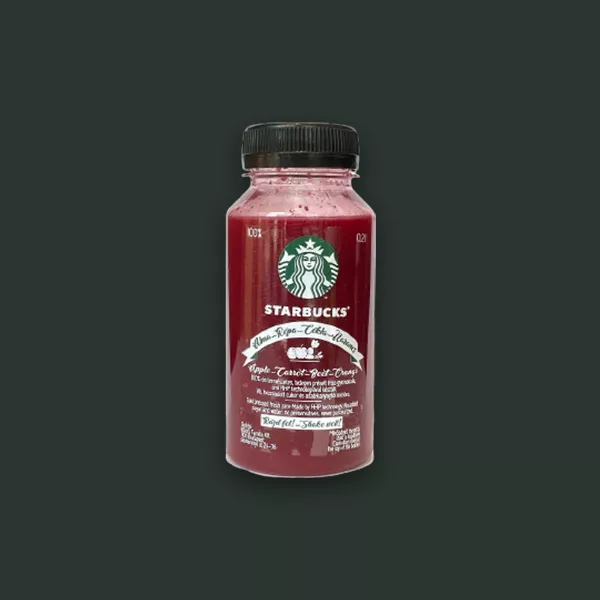 Starbucks apple-carrot-beet-orange