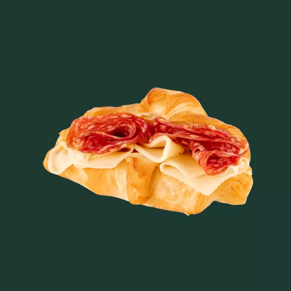 Szalámis croissant