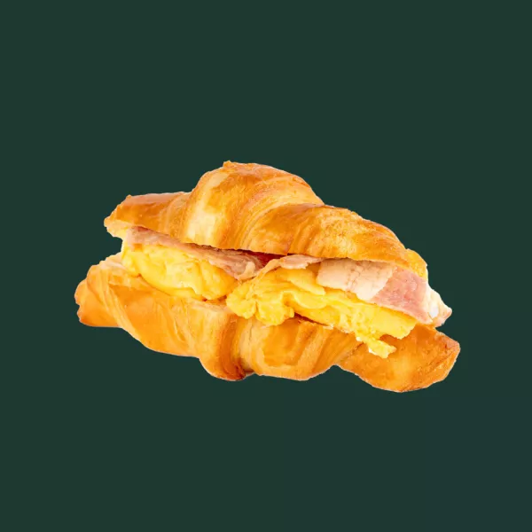 Tojásos baconös croissant